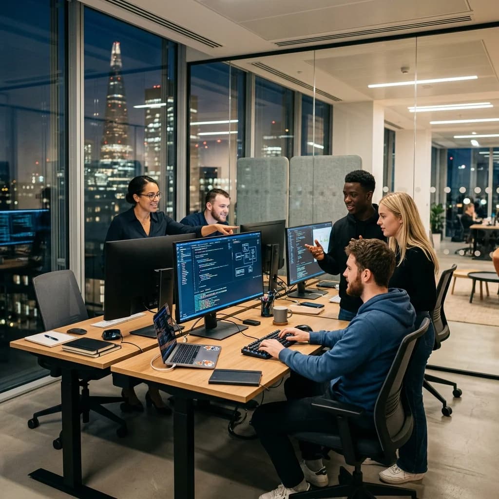 AI & Automation service background